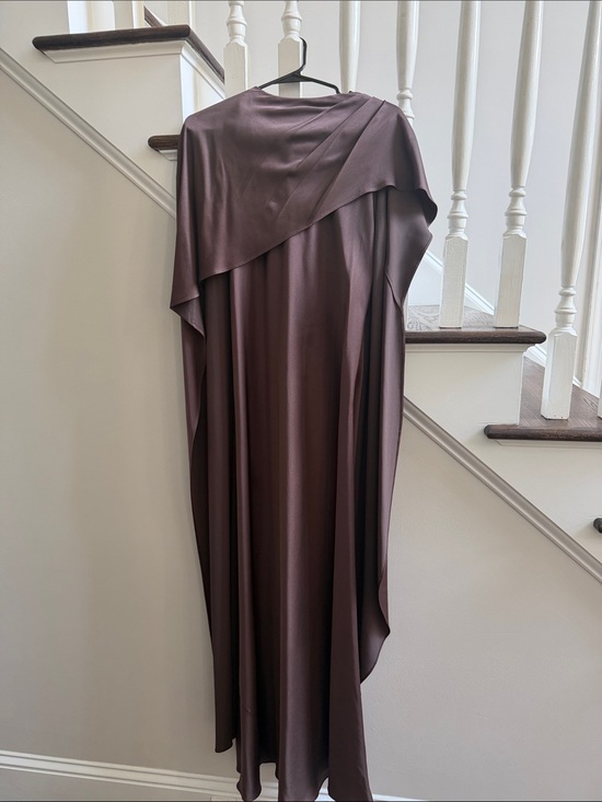 Simkhai Dresses & Skirts - Women’s Draped Satin Maxi Dress in Plum